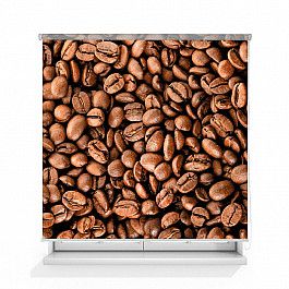 Шторы рулонные ролло Divino DelDecor Рулонная штора ролло термоблэкаут "Зерна кофе", 140 см