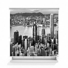 Шторы рулонные ролло Divino DelDecor Рулонная штора ролло термоблэкаут "Гонконг", 140 см