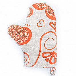 Прихватки Нивасан Прихватка-рукавица "Амур-5", оранжевый