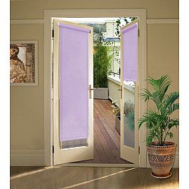 Шторы рулонные Эскар Рулонная штора для балконной двери "Фиолетовый", 52 см