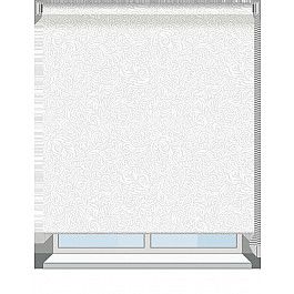 Шторы рулонные ролло Волшебная ночь Рулонная штора ролло "Chamomile", дизайн 0014, 80 см