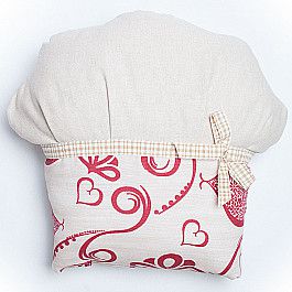 Декоративная подушка Нивасан Декоративная подушка "Кекс-1", бордовый