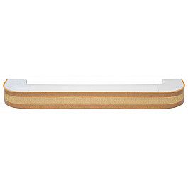 Карнизы Карниз потолочный пластиковый поворотный "Акант", 2 ряда, песок, 180 см
