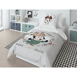 Постельное белье Disney КПБ поплин "Minnie" с наволочкой 70*70, рисунок 20027+8369/1 01 (1.5 спальный)