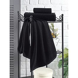 Наборы полотенец для кухни Karna Полотенце кухонное махровое "KARNA EFOR", черный, 40*60 см