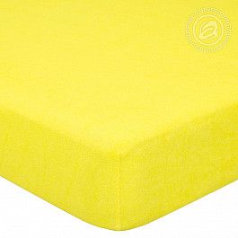 Простыни Арт-постель Простынь махровая на резинке "Лимон", 60*120 см