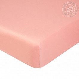 Простыни Арт-постель Простынь сатин на резинке, розовый, 180*200 см