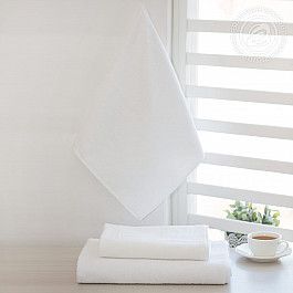 Полотенца Арт-постель Полотенце махровое отбеленное, белый, 50*90 см