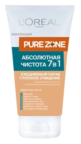 L'Oreal Pure Zone Скраб 7 в 1