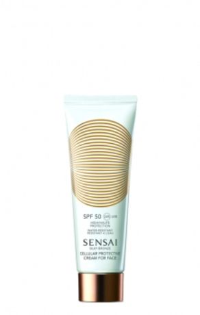 SENSAI Silky Bronze солнцезащитный крем для лица SPF 50