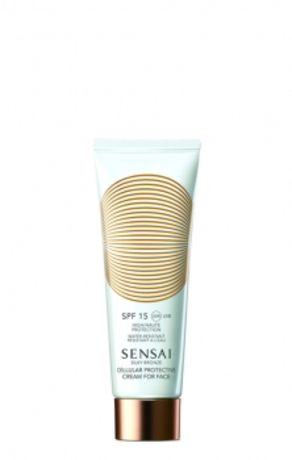 Sensai Silky Bronze солнцезащитный крем для лица SPF 15