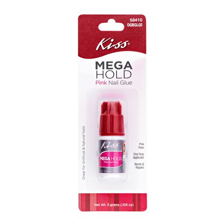 Kiss Mega Hold Pink Nail Glue