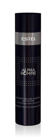 Alpha Homme Шампунь для волос мужской тонизирующий с охлаждающим эффектом