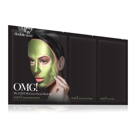 Double Dare Omg! Platinum Green Facial Mask Kit