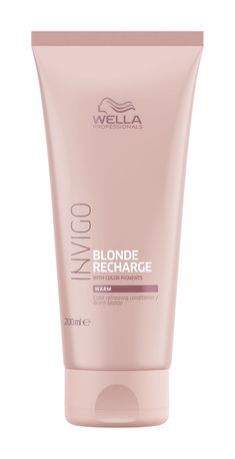 Wella Professionals Invigo Blonde Recharge Color Refreshing Conditioner Warm Blonde