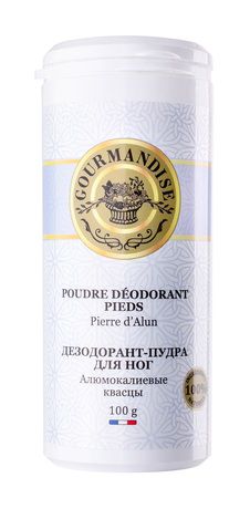 Gourmandise Poudre Deodorant Pieds Pierre d