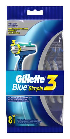 Gillette Blue Simple 3 Pack 8