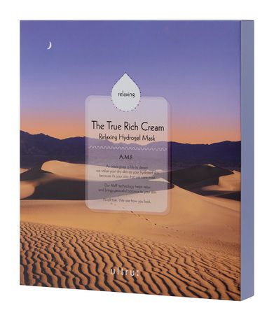 The True Rich Cream Relaxing Hydrogel Mask A.M.F. Set