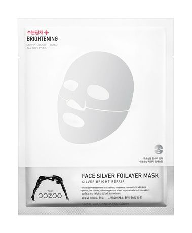 The Oozoo Face Silver Foilayer Mask