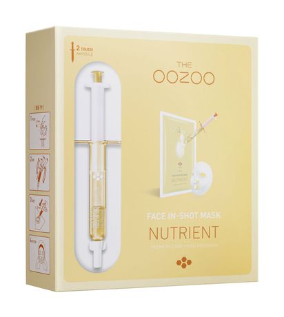 The Oozoo Face in-Shot Nutrient Mask Set