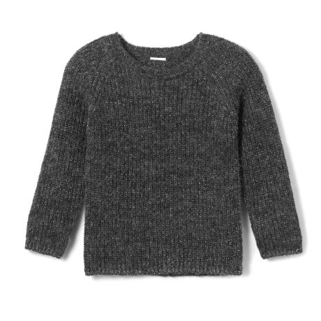 Пуловер из блестящего трикотажа, 3-12 лет