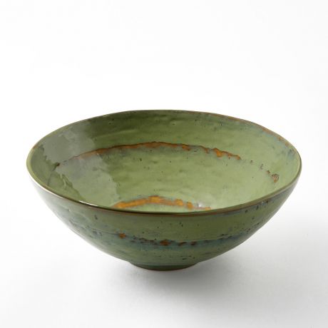 Салатница из керамики, покрытой глазурью, Pure, дизайн П. Нессенса, Serax