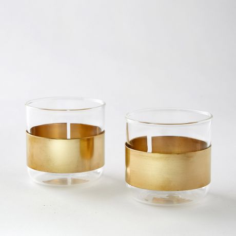 Комплект из 2 бокалов Cuivre, дизайн Ньелса Датемы для Serax