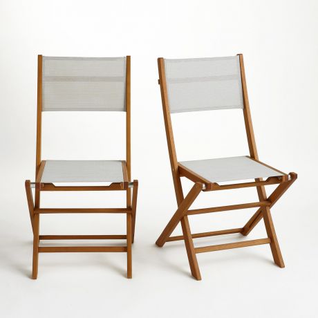 Комплект из 2 складных садовых стульев, Exodor