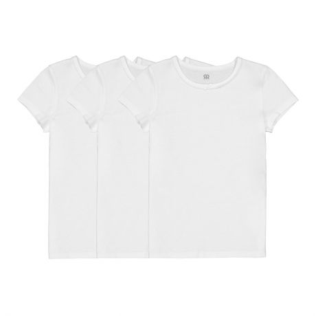 Комплект из 3 футболок с короткими рукавами, 2-12 лет,