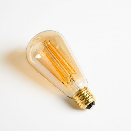 Лампочка LED с декоративным большим цоколем Ø6,4x В.14,2 см