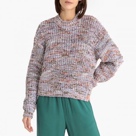 Пуловер с круглым вырезом из плотного трикотажа NURIA