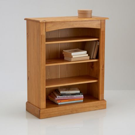 Шкаф-библиотека низкий из массива сосны, Authentic Style.