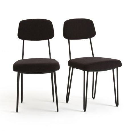 2 стула из металла в винтажном стиле, DAFFO