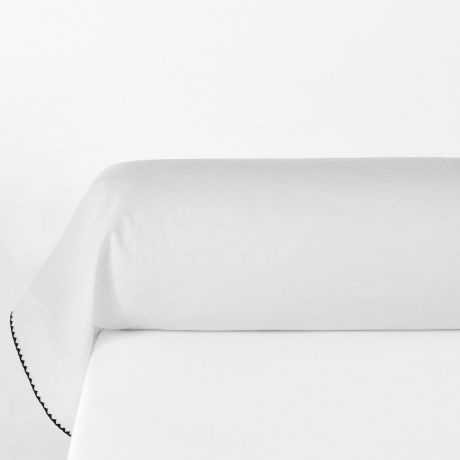 Наволочка на подушку-валик из стиранной хлопковой перкали, ADRIO