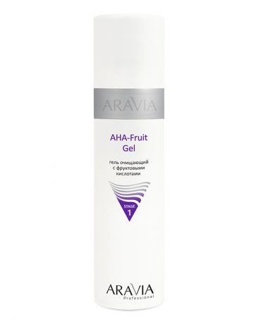 Гель очищающий с фруктовыми кислотами AHA - Fruit Gel ARAVIA Professional, 250 мл