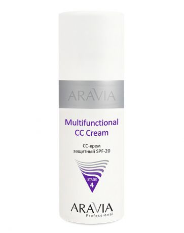 CC-крем защитный SPF - 20 Multifunctional CC Cream, ARAVIA Professional, 150 мл