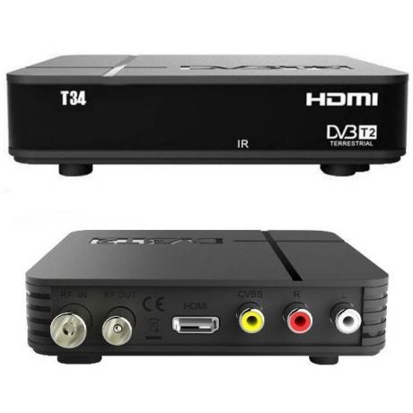 Сигнал electronics DVB-T2 T34 / Эфир HD-34 Black