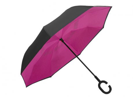 Зонт СИМА-ЛЕНД Однотонный Pink-Black 2825911