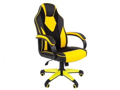 Компьютерное кресло Chairman GAME 17 Black-Yellow
