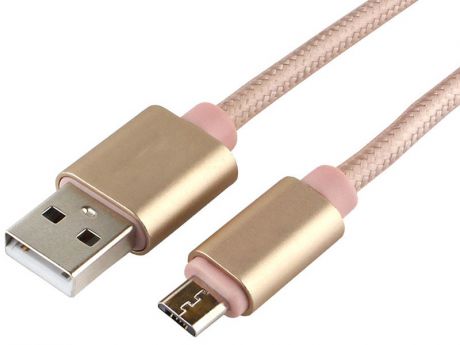 Аксессуар Gembird Cablexpert Ultra USB 2.0 AM/microB 1m Gold CC-U-mUSB01Gd-1M