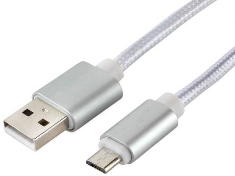 Аксессуар Gembird Cablexpert Ultra USB 2.0 AM/microB 1m Silver CC-U-mUSB01S-1M