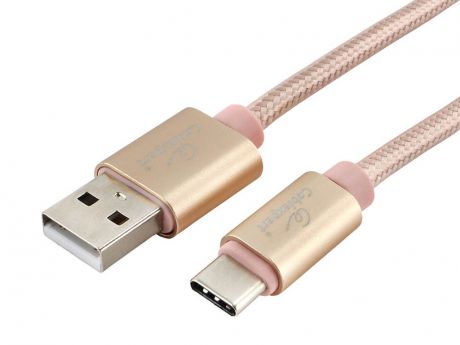 Аксессуар Gembird Cablexpert Ultra USB 2.0 AM/Type-C 1m Gold CC-U-USBC01Gd-1M