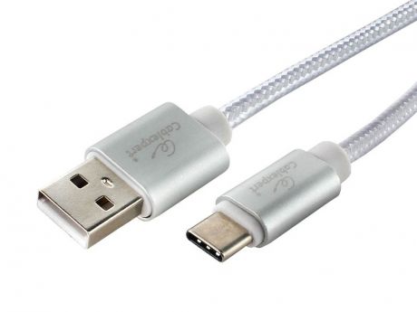 Аксессуар Gembird Cablexpert Ultra USB 2.0 AM/Type-C 1.8m Silver CC-U-USBC01S-1.8M