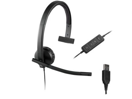 Logitech USB Headset Mono H570e 981-000571