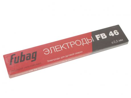 Аксессуар Электроды с основным покрытием Fubag FB 46 D2.5mm пачка 900гр 38855