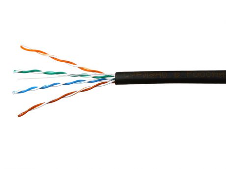 Сетевой кабель SkyNet Premium UTP cat.5e 100m Outdoor Box Black CSP-UTP-4-CU-OUT/100