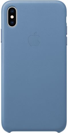 Клип-кейс Apple Leather для iPhone XS Max (синие сумерки)