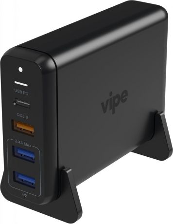 Сетевое зарядное устройство Vipe Power Station VPPST75W (черный)