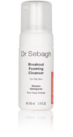 Dr Sebagh Очищающая пенка для жирной кожи и кожи с акне Breakout Foaming Cleanser, 100 мл