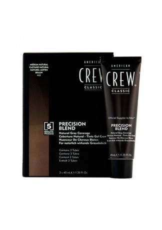 American Crew Краска для Седых Волос Precision Blend Ср.Натуральный 4/5, 3x40 мл